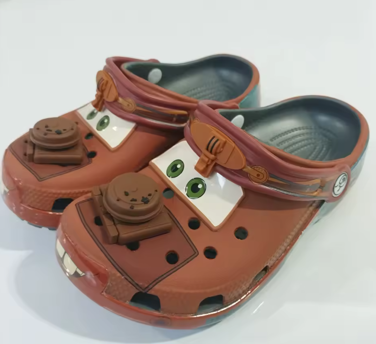Tow Mater Crocs Disney Pixar Brown Clogs Adult Unisex