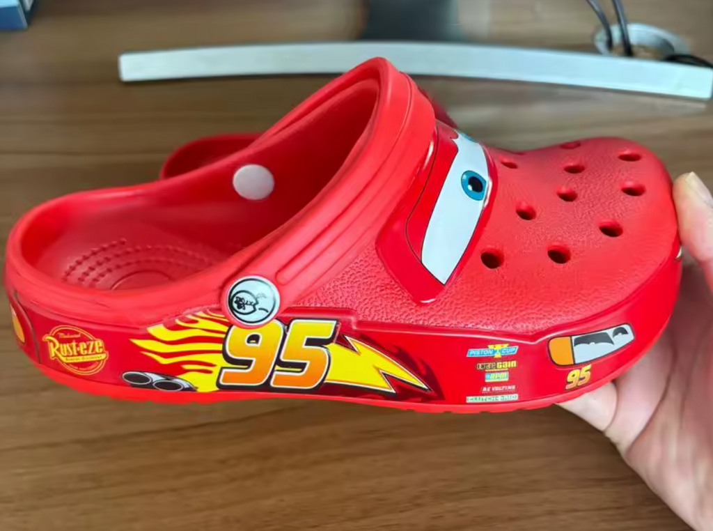 Lightning McQueen Crocs Disney Pixar Red Clogs Adult Unisex