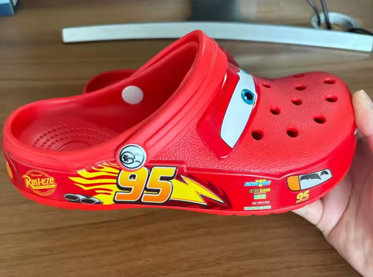 Lightning McQueen Crocs Disney Pixar Red Clogs Adult Unisex