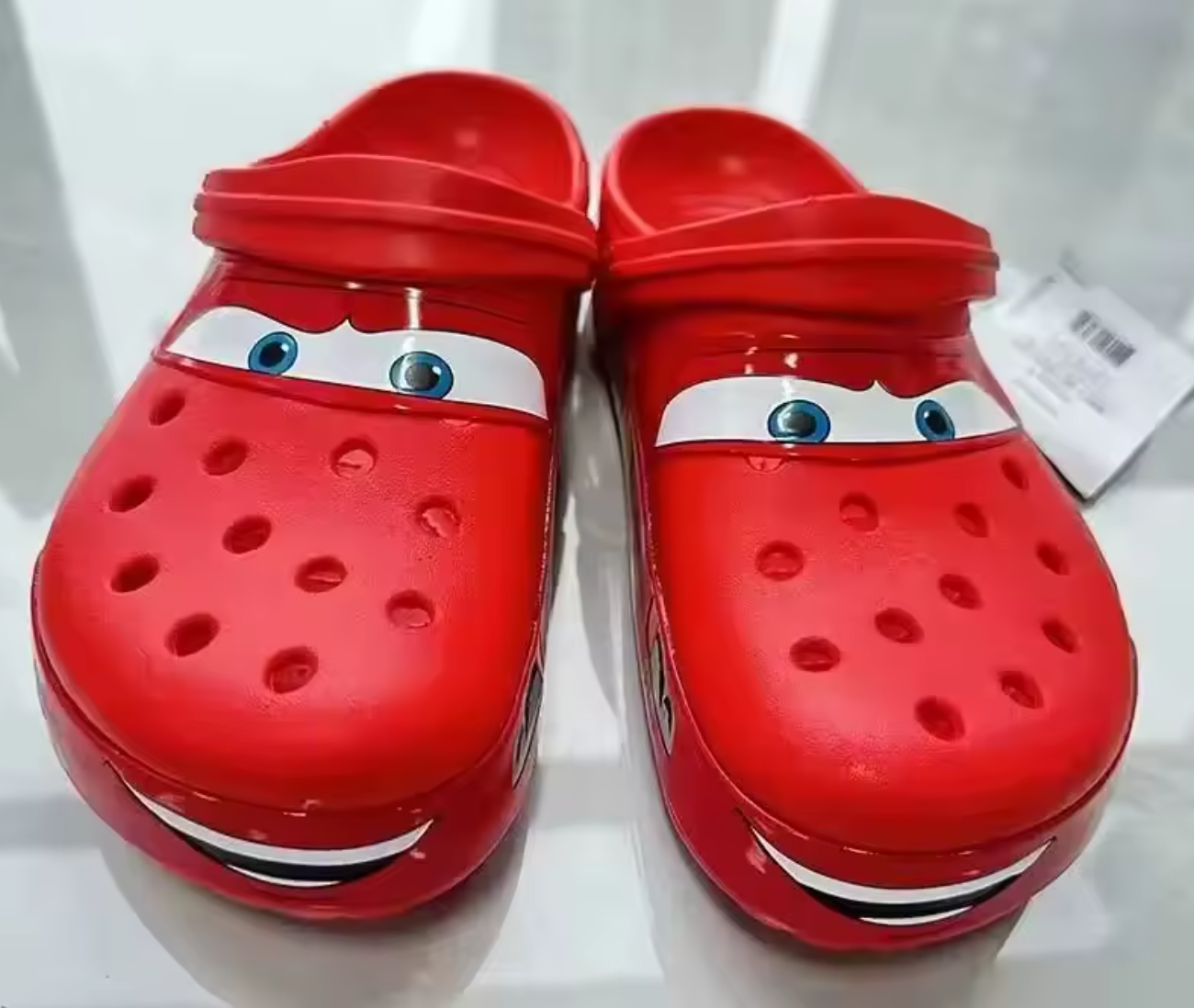 Lightning McQueen Crocs Disney Pixar Red Clogs Adult Unisex