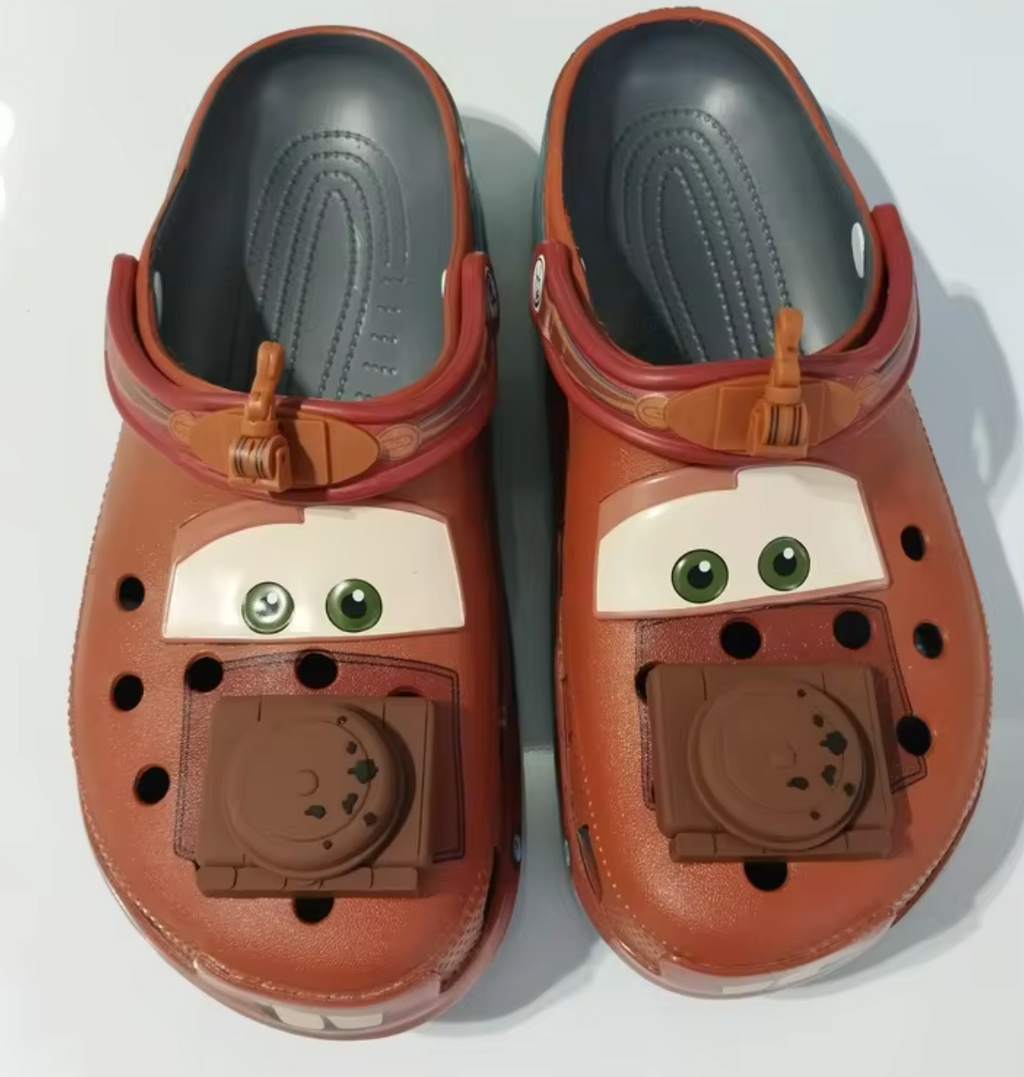 Tow Mater Crocs Disney Pixar Brown Clogs Adult Unisex