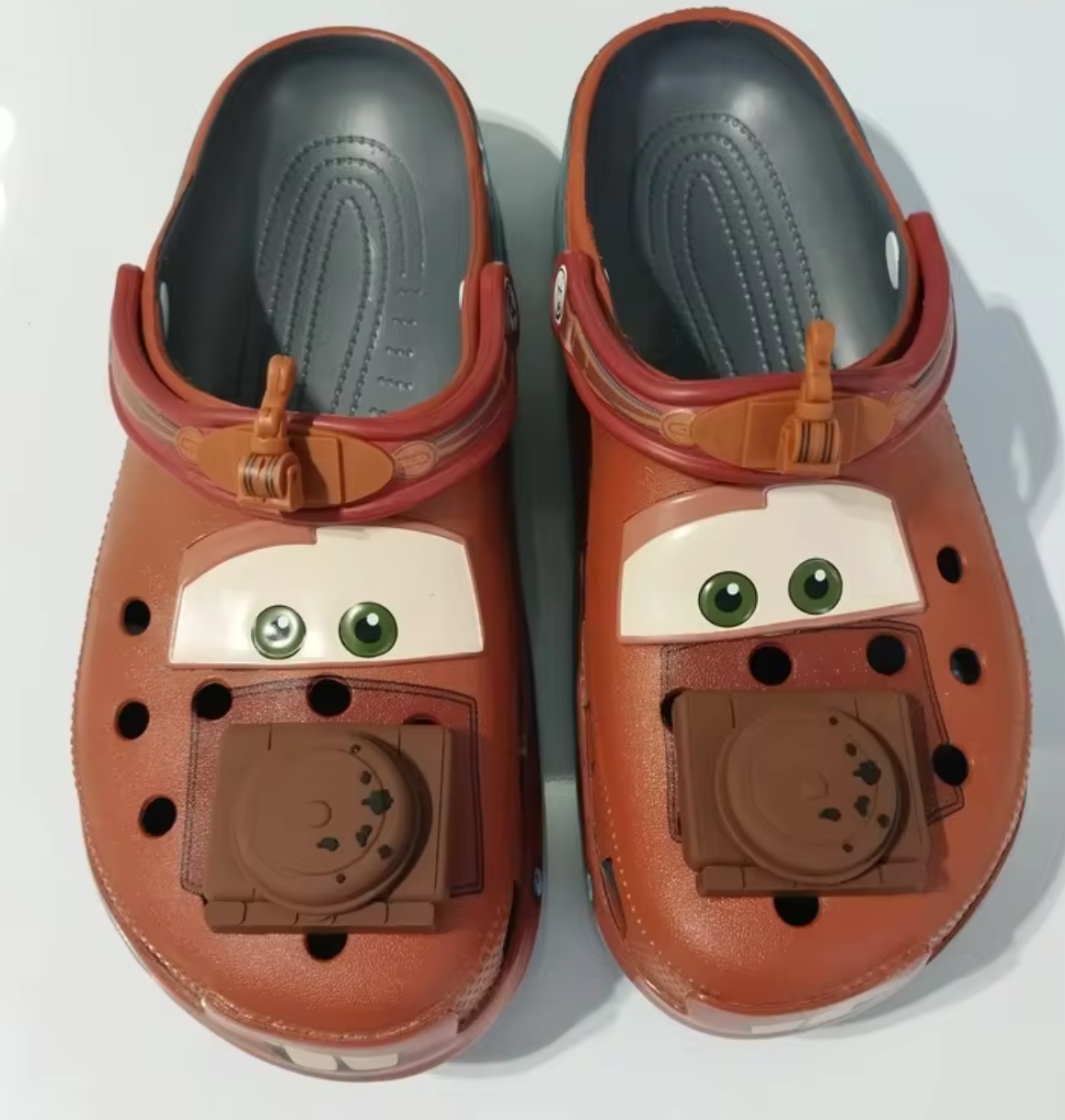 Tow Mater Crocs Disney Pixar Brown Clogs Adult Unisex